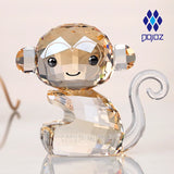 Crystal Dog Figurine for Birthday Gifts Chinese Zodiac Animal Art Craft Lucky Fortune Desktop Decor for Home Office Display