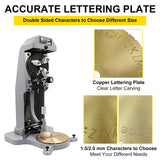 AOOKMIYA Inside Ring Engraver Double Sided Dial Ring Engraver Stamper 1.5mm-2.0mm Character Letter Block Ring Engraver Machine