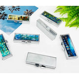 AOOKMIYA Empty Portable Color Palette 12 Grid 1ML Pigment Box Watercolor Packaging Box Art Student Travel Sketching and Painting Supplies