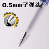 Deli 4/6/8pcs 0.5mm Black Red Blue Ink Gel Pen Stationery For Writing School Supplies Office Supplies Signing Pen Exam Pen Gift