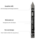 Hexagonal Graphite Pencil HB2B4B6B Sketching Sketching Drawing Full Lead Stick Art Student Exam Drawing Wood-free Pencil
