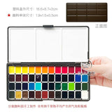 AOOKMIYA M.Graham Artist Watercolor Solid Set 24/36/48 Colors 1ml Portable Palette Beginner Art Student MG Painting Supplies Art Supplies  AOOKMIYA.COM