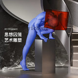 AOOKMIYA ART+ Creative Gifts ZC modern figure sculpture creative abstract art large floor ornament living room decoration