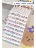 Languo 45-171 Colors Soft Brush Acrylic Marker Pen Set,DIY Hand Drawn,Student Graffiti Paint Art Acrylic Paint Pens