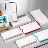 28Grid Folding Watercolor Palette Watercolor Paint Tray Box Metal Renovate Cover Pigment Box Painting Tool Artistic Supplies