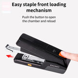 AOOKMIYA Deli Heavy Duty Stapler Effortless Stapler 25 Sheets Stationery Stapler Without Staples School Supplies Office Accessories