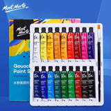 AOOKMIYA 12/18/24 Color 6/12ML Gouache Paint Set High Quality Artist Painting Professional Washable Watercolor Student Exam Art Supplies  AOOKMIYA.COM