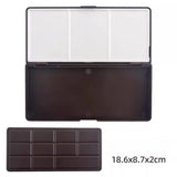 AOOKMIYA Empty Palette Watercolor Pigment Plastic Packaging Box 24/48 Grid Watercolor Storage Box Student Paint Pallet Art Supplies