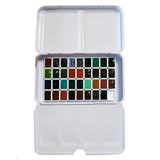 AOOKMIYA American Daniel Smith Mineral Stone Precipitation Artist Grade Watercolor Paints Aquarelle 35 Colors 0.5ml 1ml Art Supplies