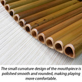 Forehand 29 Tubes G-tone Panpipe Bitter Bamboo Chinese Vertical Bamboo Flute Professional Performance Woodwind Instruments