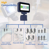 Shipping from Mexico, Reusable Video Laryngoscope for Intubation, 3.5-inch Touch Screen Display with 6 Laryngoscope Blades