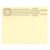 Silicone Pad Painting Cushion With Grid DIY Epoxy Resin Glue Pigment Jewelry Making Tools Workbenches Silicone Drawing Pad