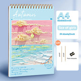 Sketchbook for Artist, Papel de Desenho, Art Book for Artist, Papelaria Pintura a Óleo, Estudantes Material Escolar, 60 Folhas