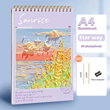 Sketchbook for Artist, Papel de Desenho, Art Book for Artist, Papelaria Pintura a Óleo, Estudantes Material Escolar, 60 Folhas
