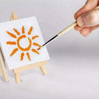 AOOKMIYA Small Inch X3 Craft Set Inch Painting 5 Canvas For 12pcs Table Drawing Mini Kids +3 Artists Inch Easel School Mini Easel