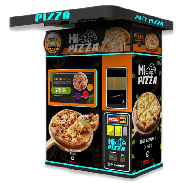 Smart Touch Screen Street Pizza Vending Machine Fast Food Self-Service Full Automatic Pizza Vending Machine