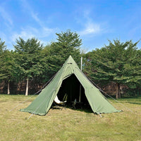 Smilodon-Camping Pyramid Tent Indian Outdoors Waterproof Camping Teepee Travel Picnic Shelter 4-5 People