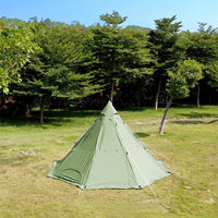Smilodon-Camping Pyramid Tent Indian Outdoors Waterproof Camping Teepee Travel Picnic Shelter 4-5 People