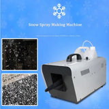 Snowflake Maker com controle remoto sem fio para crianças, 600W Snow Making Machine, Natal, casamento, palco, festa