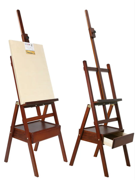 AOOKMIYA Solid Wood Easel Caballete De Pintura Artist Oil Paint Stand