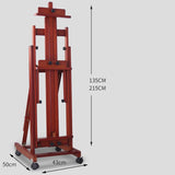 AOOKMIYA Solid Wood Easel Dual-purpose Caballete Pintura Painter Oil Watercolor Painting Frame Easel Painting Stand Painting Accessories