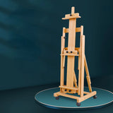 AOOKMIYA Solid Wood Easel Dual-purpose Caballete Pintura Painter Oil Watercolor Painting Frame Easel Painting Stand Painting Accessories