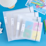Square Card Binder 15*15cm Children's Photocard Binder High Transparent Sleeves 35*35CM Square Folder For Drawings Collection