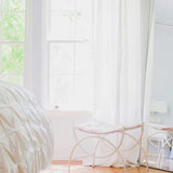 Standard/Thickened Tulle Window Curtains for Living Room Bedroom Decoration White Modern Veil Solid Sheer Voile Tulle