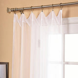 Standard/Thickened Tulle Window Curtains for Living Room Bedroom Decoration White Modern Veil Solid Sheer Voile Tulle
