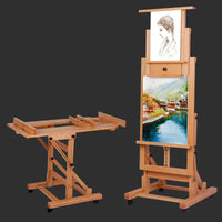 AOOKMIYA Super Large Easel Caballete Pintura Artist Oil Paint Easel Painting Accessories Wood Stand Multifunctional Easel Painting Stand