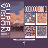 Super Vision 8ML 10Colors Macaron Watercolor Paint Tube Set High Grade Grey Water Color for Painting Drawing Art Supplies