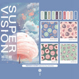 Super Vision 8ML 10Colors Macaron Watercolor Paint Tube Set High Grade Grey Water Color for Painting Drawing Art Supplies