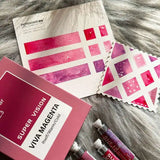 Super Vision 8ml Metallic Red Watercolor Paint 3pcs Natural Mica Viva Magenta Professional Water Color Set Art Supplies Auarelas