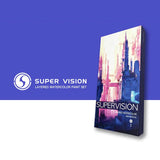 Super Vision Master Layered Watercolor Paint Set 15ml 15Colors Mineral Water Color Tubes for Artist Painting Art Suppliers