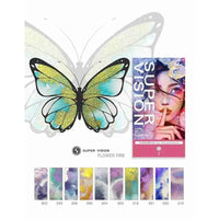 Super Vision Rock Mica Chameleon Watercolor Paint Tube Set Professional 10Colors 8ML Metallic Glitter Water Color for Painting