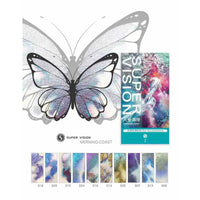 Super Vision Rock Mica Chameleon Watercolor Paint Tube Set Professional 10Colors 8ML Metallic Glitter Water Color for Painting