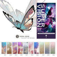 Super Vision Rock Mica Chameleon Watercolor Paint Tube Set Professional 10Colors 8ML Metallic Glitter Water Color for Painting