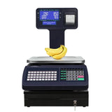 Supermarket Print Labeling Cash Register Scale Weight Machine Price Electronic Counting Scale