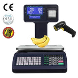 Supermarket Print Labeling Cash Register Scale Weight Machine Price Electronic Counting Scale