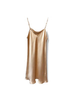 AOOKDRESS SuyaDream Woman Mini Dress 19mm 100%Real Silk Sleeveless Solid Spaghetti Strap Sleep Dresses 2022 Elegant Chic Clothes