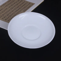 AOOKMIYA TOP Traditional Ceramic Watercolor Palette Artist Activities Paint orchid color cover art plum plum shaped dribbling paint tray