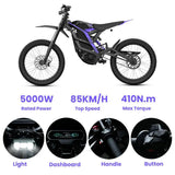 TOURWHEEL Electric Bike Adults Off road electric Motorcycle bike 1000W Fat Tire Electric Bicycle,72V 35Ah Battery Ebike