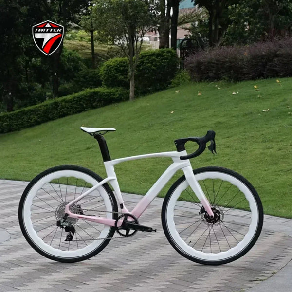 twitter gravel bike TWITTER GRAVEL-V3 GRX RX600-22Speed Hydraulic Disc Brakes Carbon Fiber – AOOKMIYA