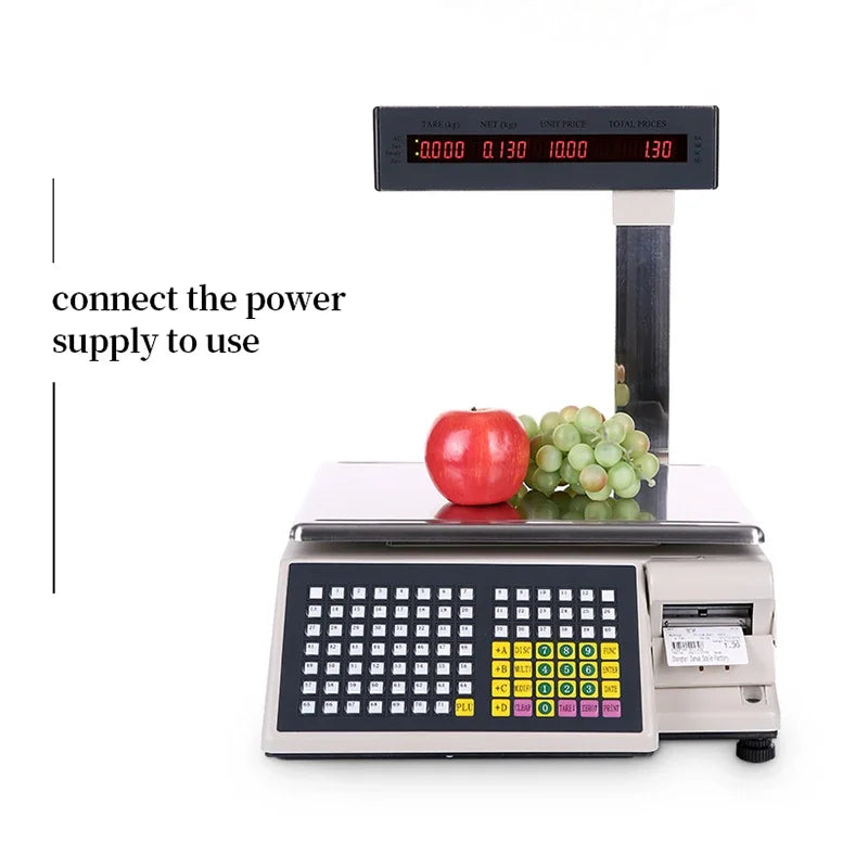 Tcang 30Kg Tma Barcode Label Printing Scales Retail Shop CashRegister ...