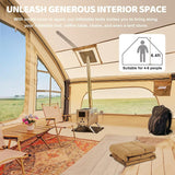 Tents for Camping, Blow Up Tent with Hand Pump, Easy Setup Inflatable Tent House, Waterproof Oxford Air Tent for Camping Adult,