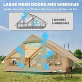 Tents for Camping, Blow Up Tent with Hand Pump, Easy Setup Inflatable Tent House, Waterproof Oxford Air Tent for Camping Adult,