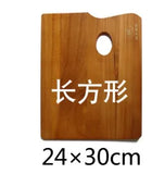 AOOKMIYA AOOKMIYA  The art of wood painting acrylic paint palette  with Paulownia