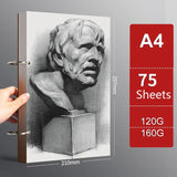 Thick Loose-Leaf Professional Sketchbook, Notepad, Art Pencil, Desenho Suprimentos, Papel, 32K, 16K, 8K, A4, A5, 160g