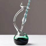 Titular criativo caneta mergulho, Titular decorativo caneta vidro em forma, Organizador De Mesa