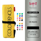 Tombow Color Pencil Professional Hand-painted Oily CR-NQ 24/36 Color Brush Set Painting Art Supplies for Students